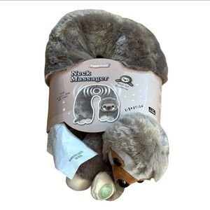 Health Touch Neck Massaging Massager Gift with Relaxing Vibration Sloth NEW